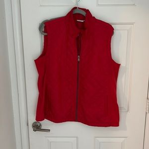 Womens red vest